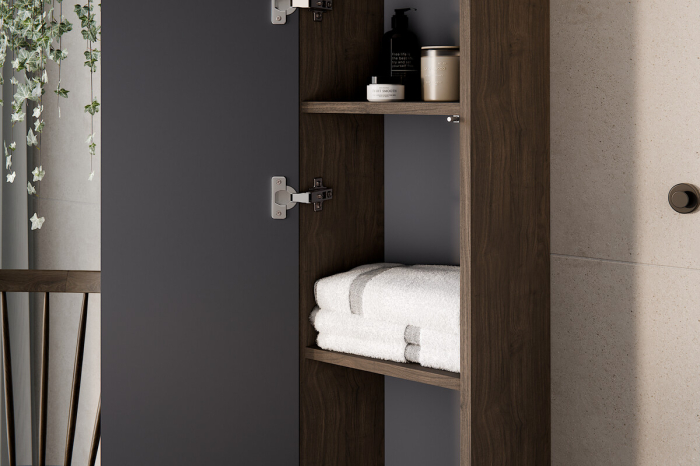 Coloana Înaltă Terra Villa 33.5 cm, 1 Ușă, Nuc Villa - COMAD [6]