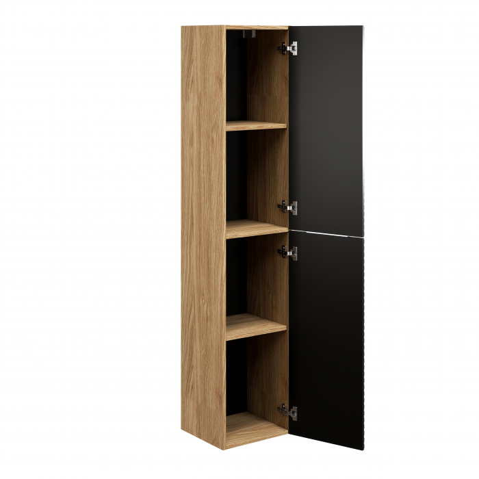 Dulap inalt baie 2 usi 170 x 35 x 33 cm Ocean Black 80-02-2D [4]