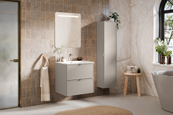 Masca lavoar baie 60 cm, finisaj BELLA CASHMERE, 2 sertare, 82-60-46-2S, COMAD [5]
