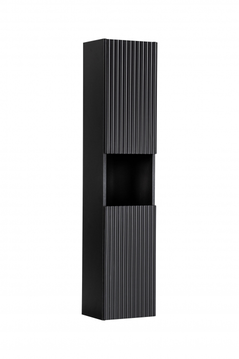 Dulap inalt baie cu 2 usi, Nova Black, negru mat COMAD [1]