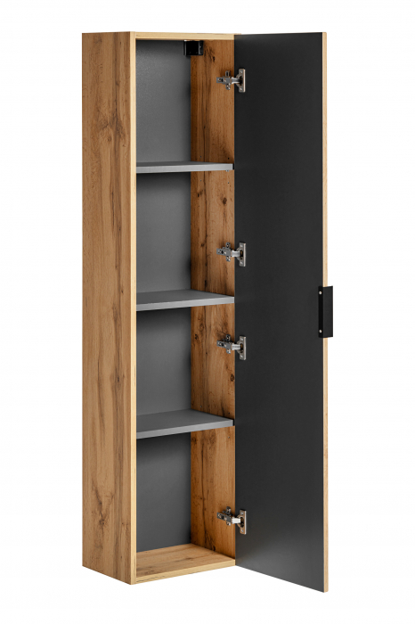 Dulap inalt baie suspendat 140x35 cm Stejar Adel Oak COMAD [3]