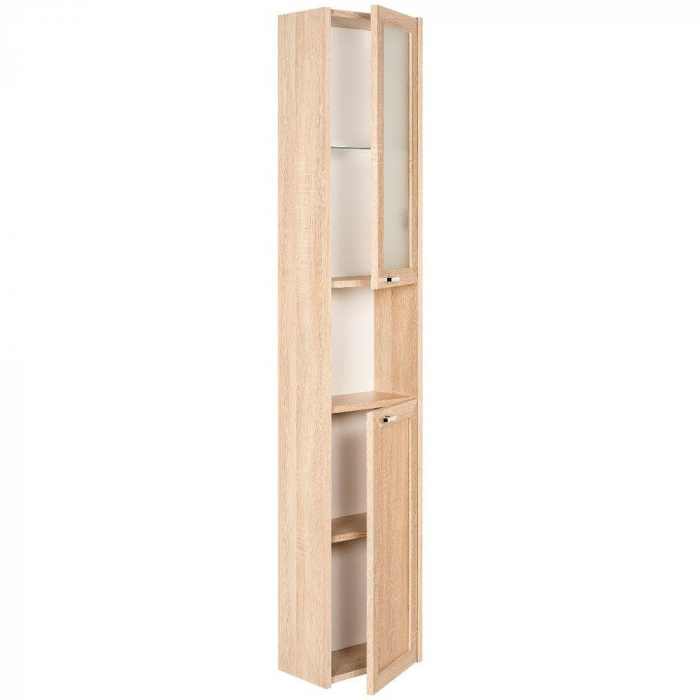 Dulap Inalt baie 160 x 30 x 19 cm Stejar Sonoma PIANO 800 Comad [2]