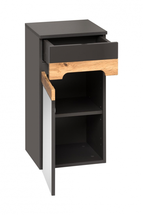 Dulap inferior baie 67 x 35 x 33 cm GALAXY GRAFIT 810 1D1S COMAD [2]