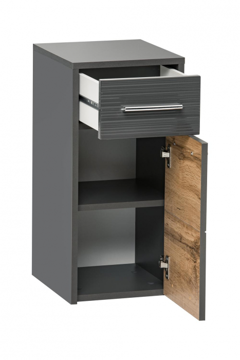 Dulap inferior baie 63 x 30 x 33 cm Antracit 1D1S IBIZA 810 Comad [2]