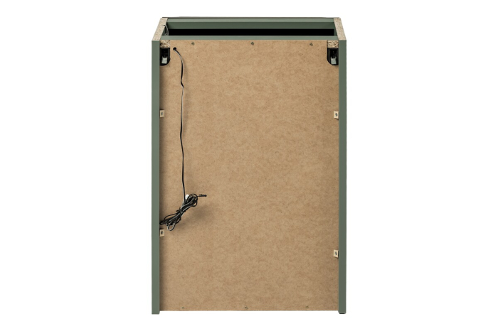 Dulap inferior pentru baie Sombra Green, lățime 40 cm, Sticlă Riflată, Iluminare LED, 1 Ușă, Închidere Silențioasă - COMAD, cod SOMBRA GREEN 81-40-1DG [4]