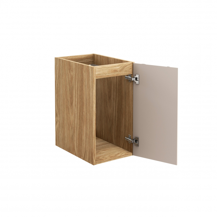 Dulap lateral baie 30 cm, finisaj LUXOR Beige, 1 usa, cod 81-30-1D COMAD [3]