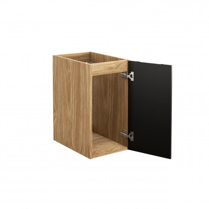 Dulap lateral baie 30 cm, LUXOR BLACK, 1 usa, 81-30-1D COMAD [3]