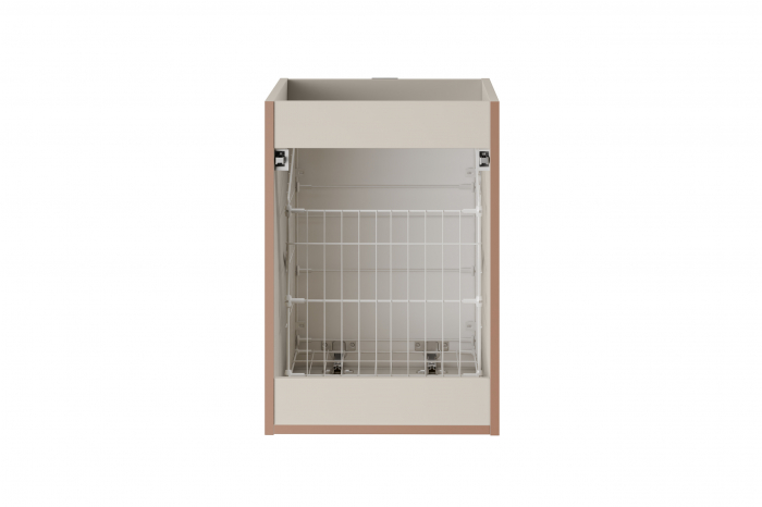 Dulap lateral baie 40 cm, cu cos de rufe, BELLA, finisaj CASHMERE, cod 81-40-1DK COMAD [4]