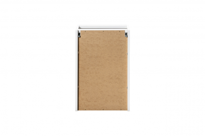 Dulap lateral baie 40 cm, finisaj NOVA WHITE, cu cos de rufe, cod 81-40-1DK, COMAD [4]