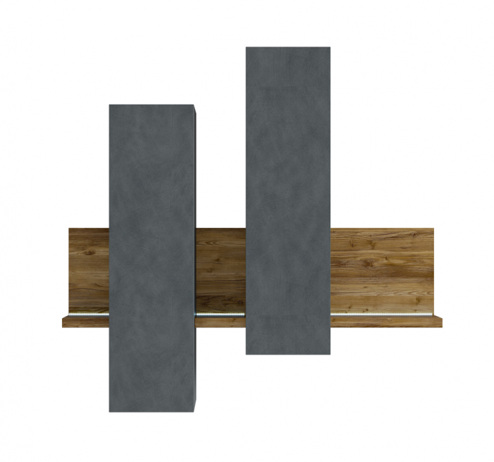 Dulap modern living tip suspendat Patton appenzeller/matera, iluminare LED [3]