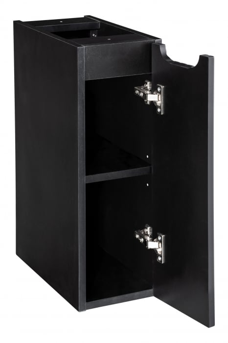 Dulap sub blat baie 20 cm, negru mat, 1 usa, Nova Black COMAD [3]