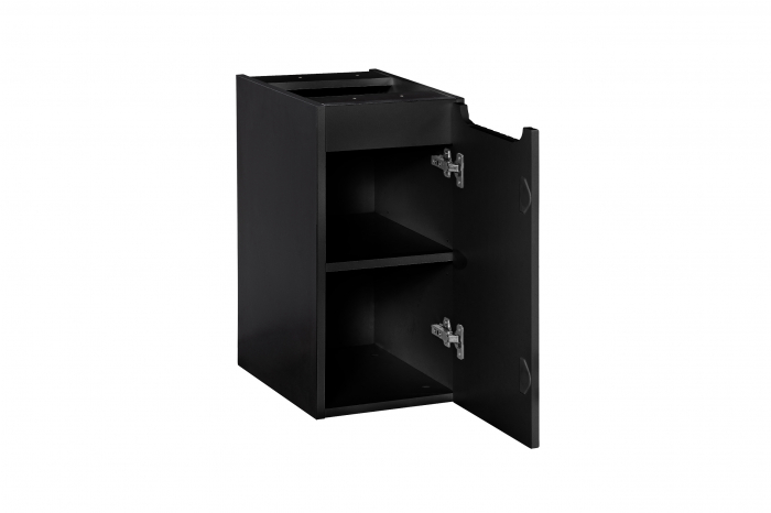 Dulap sub blat baie, 57 x 30 x 39 cm, Nova Black D2, 1 usa, cod 81-30-1D (W81-02D) Comad [4]