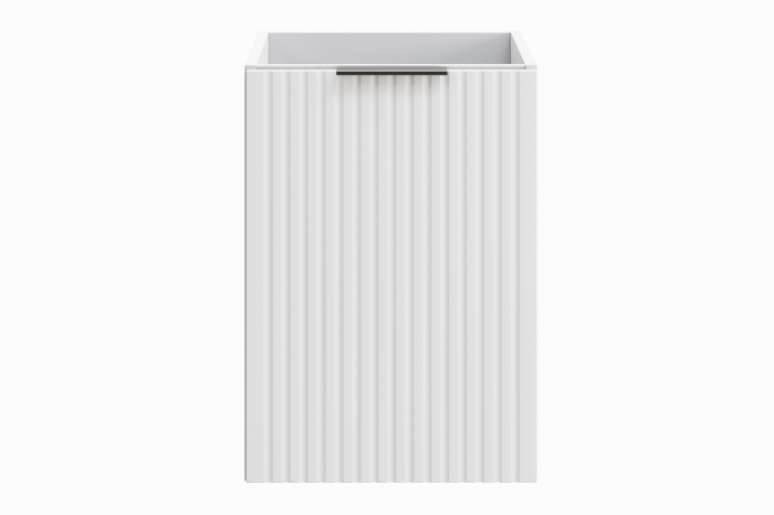 Dulap sub blat baie 40cm, alb mat, cos pentru rufe, Adel White, COMAD [2]