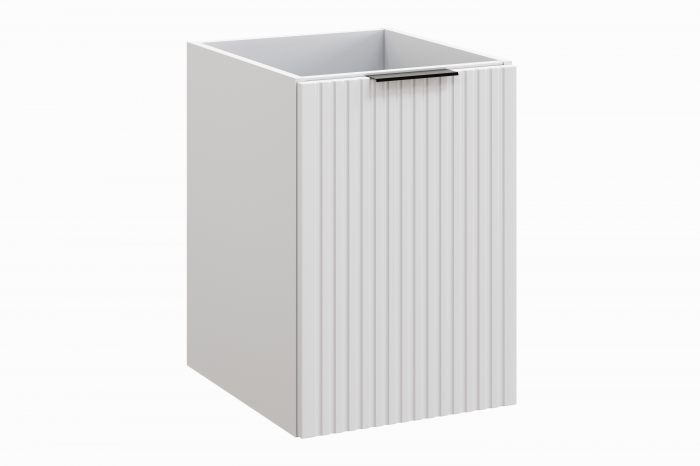 Dulap sub blat baie 40cm, alb mat, cos pentru rufe, Adel White, COMAD [1]