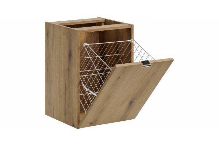 Dulap sub blat baie 40 cm, Nova Oak, Stejar Coast Evoke, cu cos pentru rufe COMAD [3]