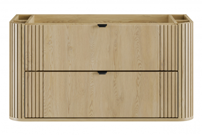 Dulap sub lavoar baie 100 cm cu 2 sertare Ovalia Cremona, Stejar Cremona COMAD [2]