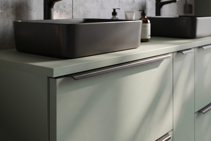 Dulap Sub Lavoar 60 Cm cu 2 Sertare Sombra Green - COMAD [14]
