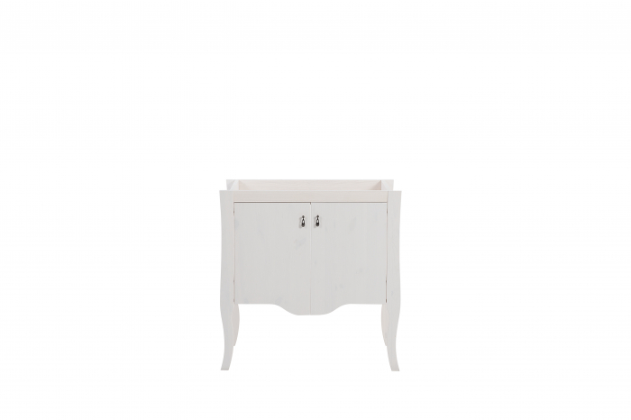 Dulap sub lavoar baie 80 cm, alb, 2 usi, Elisabeth COMAD [2]