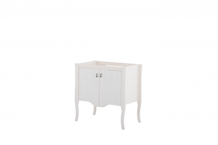 Dulap sub lavoar baie 80 cm, alb, 2 usi, Elisabeth COMAD [1]