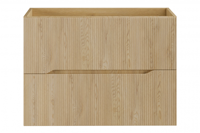 Dulap sub lavoar baie 80cm Nordic Cremona, Stejar Cremona cu 2 sertare COMAD [2]