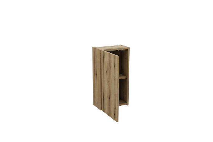 Dulap suspendat baie 57 x 30 x 18.9 cm stejar Nova 1 usa Comad [2]