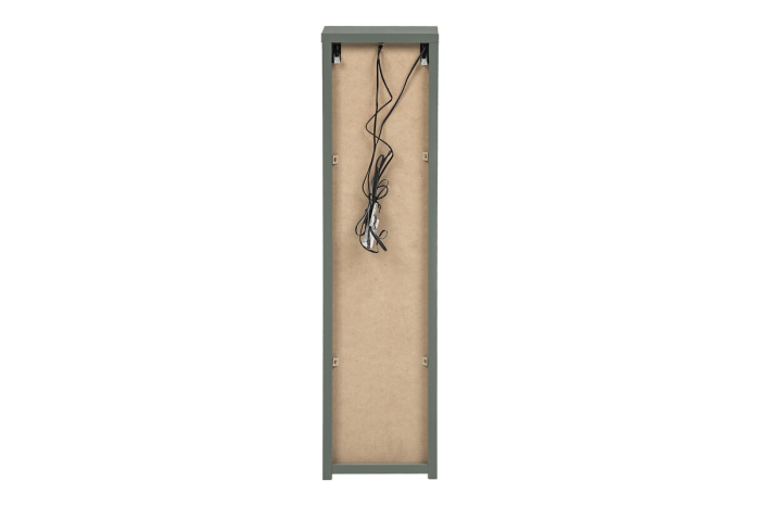 Dulap suspendat pentru baie Sombra Green, lățime 20 cm, PAL Melaminat Verde Stuf, Iluminare LED, 1 Ușă, Închidere Silențioasă - COMAD, cod SOMBRA GREEN 83-20-1D [4]