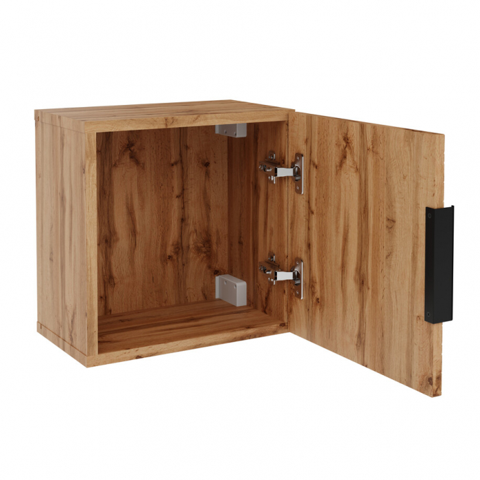 Dulap suspendat baie 30x30 cm, finisaj Diamond Wotan, Qubik, 1 usa, cod 83-01-D-1D, COMAD [2]