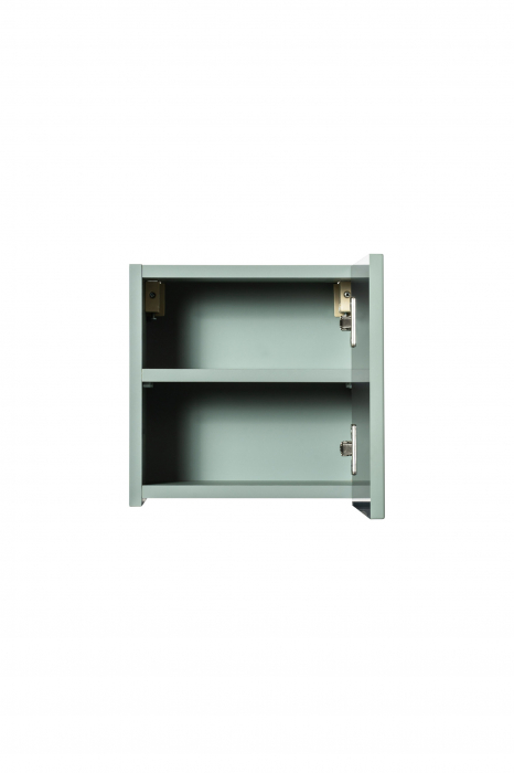 Dulap Suspendat baie 30 x 30 x 18.9 cm Qubik 1 usa finisaj Line Reed Green COMAD [5]