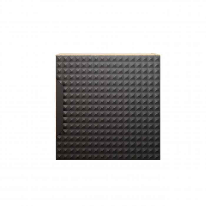 Dulap suspendat baie 35x35 cm LUXOR BLACK 1 usa Qubik 83-35-1DQ COMAD [2]