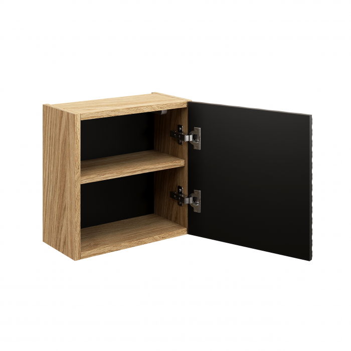 Dulap suspendat baie 35 x 35 x 19 cm Ocean Black, 1 usa, Qubik 83-35-1DQ – COMAD [3]