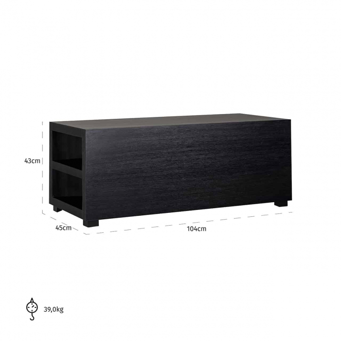 Element de canapea Oakura (negru), 6524 BLACK - Richmond Interiors [4]