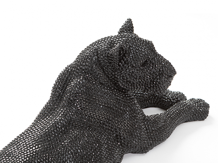 Figurina decorativa 3D leoaica marime naturala Leona 100x50 cm, finisaj aspect diamante, 946370 - Schuller [3]