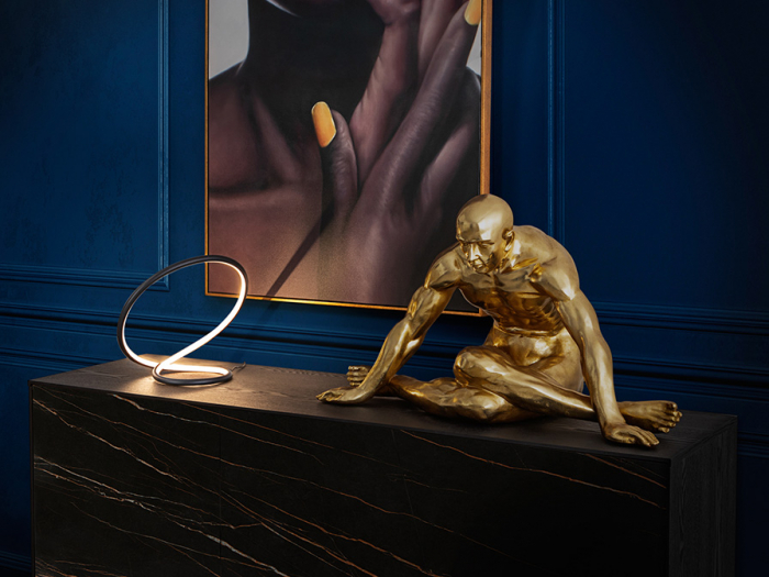 Figurina decorativa aurie Yoga 82x48 cm, 766920 - Schuller [6]