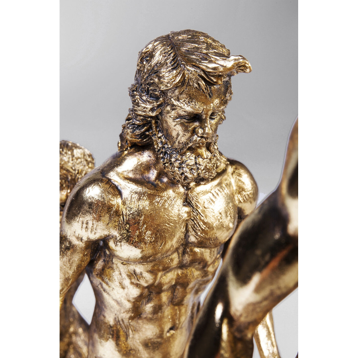 Figurină Decorativă Evolution 58x18,5x42,5 cm, Rășină Auriu-Negru - Kare Design [6]