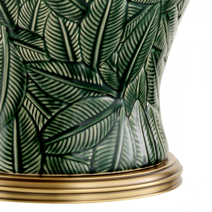   Lampă de masă Cyprus ceramică verde cu abajur inclus 110954 EICHHOLTZ [4]