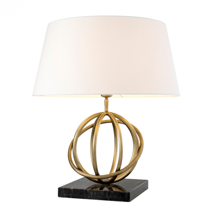   Lampă de masă Edition finisaj din alamă antică inclusiv abajur 113576 EICHHOLTZ [1]