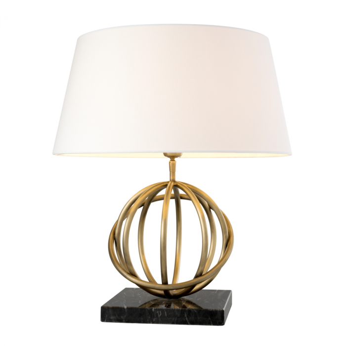   Lampă de masă Edition finisaj din alamă antică inclusiv abajur 113576 EICHHOLTZ [3]