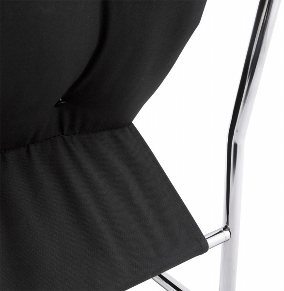 Fotoliu negru confortabil Boudoir fara brate, sezut perna pufoasa tapitata piele ecologica, design modern, AC00260BL - Kokoon [8]