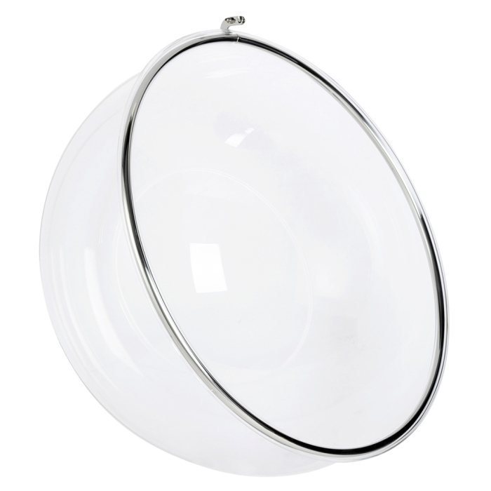 Fotoliu Bubble 115x100x295 cm, Acril Gri Deschis - King Home [3]