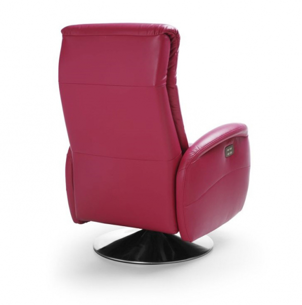 Fotoliu cu recliner manual/electric Arosa, baza rotativa metalica, tapiterie personalizabila , AROSA 1TV(B) A1 - Gala Collezione [3]
