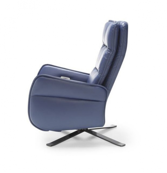Fotoliu cu recliner manual/electric Res, baza rotativa metalica, tapiterie personalizabila , RES 1TV A1 - Gala Collezione [5]