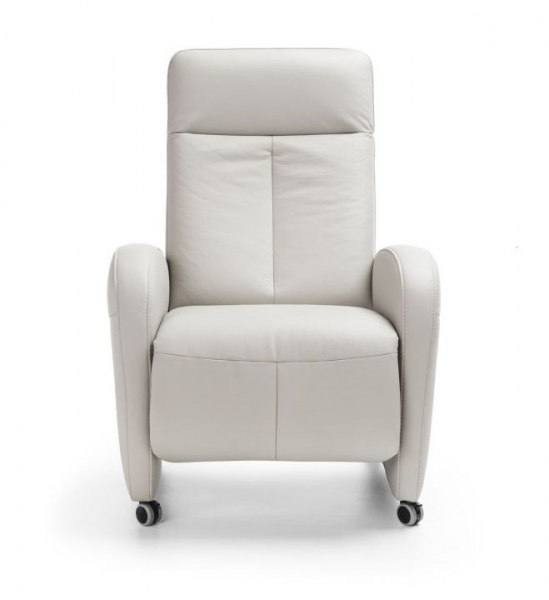Fotoliu cu recliner manual Tom, rotile, tapiterie personalizabila , TOM A1 - Gala Collezione [3]