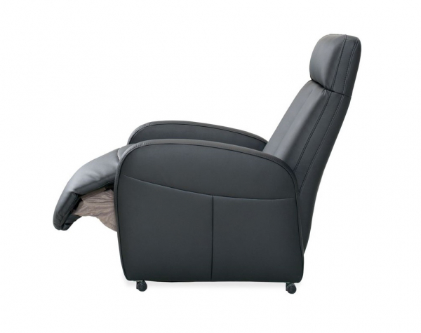 Fotoliu cu recliner manual Tom, rotile, tapiterie personalizabila , TOM A1 - Gala Collezione [8]