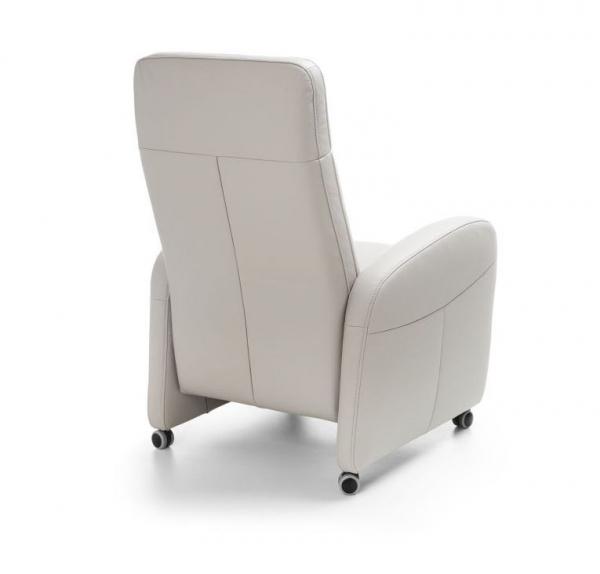 Fotoliu cu recliner manual Tom, rotile, tapiterie personalizabila , TOM A1 - Gala Collezione [2]