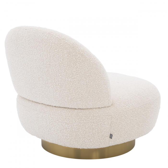   Scaun rotativ Clément bouclé crem 114306 EICHHOLTZ [3]