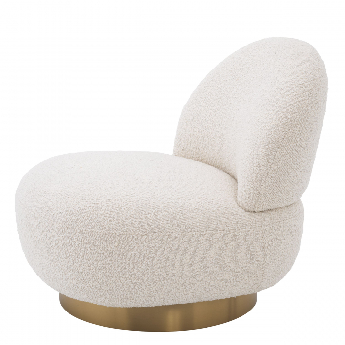   Scaun rotativ Clément bouclé crem 114306 EICHHOLTZ [4]