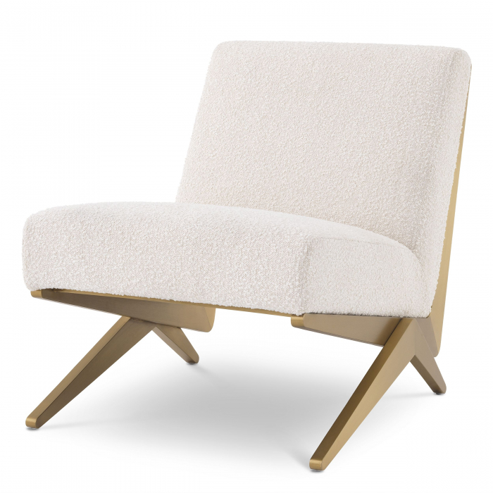   Scaun Fico bouclé crem 114715 EICHHOLTZ [1]