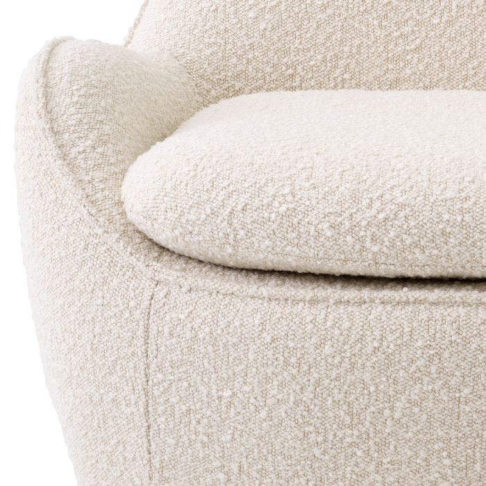   Scaun rotativ Cupido bouclé crem 115676 EICHHOLTZ [5]