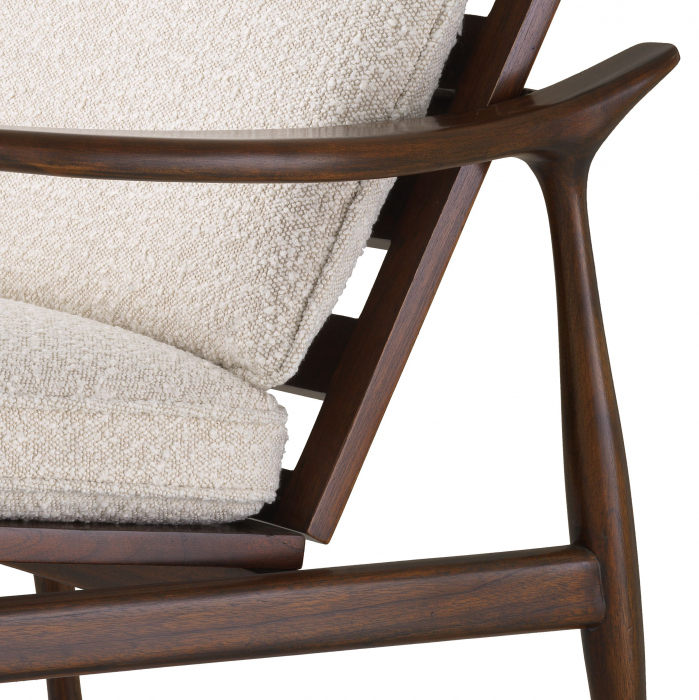   Scaun Manzo finisaj clasic maro bouclé crem inclus perne 116223 EICHHOLTZ [5]