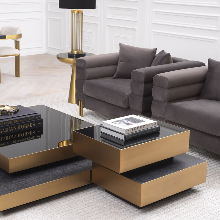   Scaun York din catifea gri savona 114344 EICHHOLTZ [2]